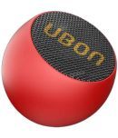 UBON SP6810 5 W Bluetooth Speaker Bluetooth V 5.3 with Call function Playback Time 4 hrs Red