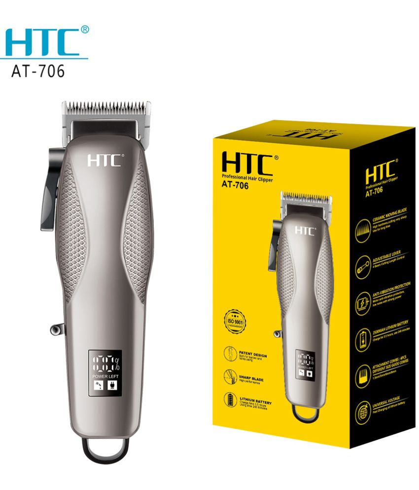     			BANDSMITH Rechargeable Trimmer Grey Cordless Beard Trimmer With 45 minutes Runtime