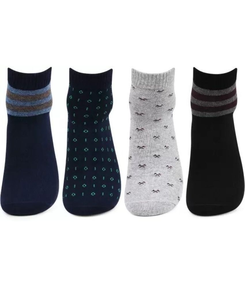     			Cavenders Pack of 5 Men's Cotton Blend Ankle Length Socks ( Multicolor 2 )