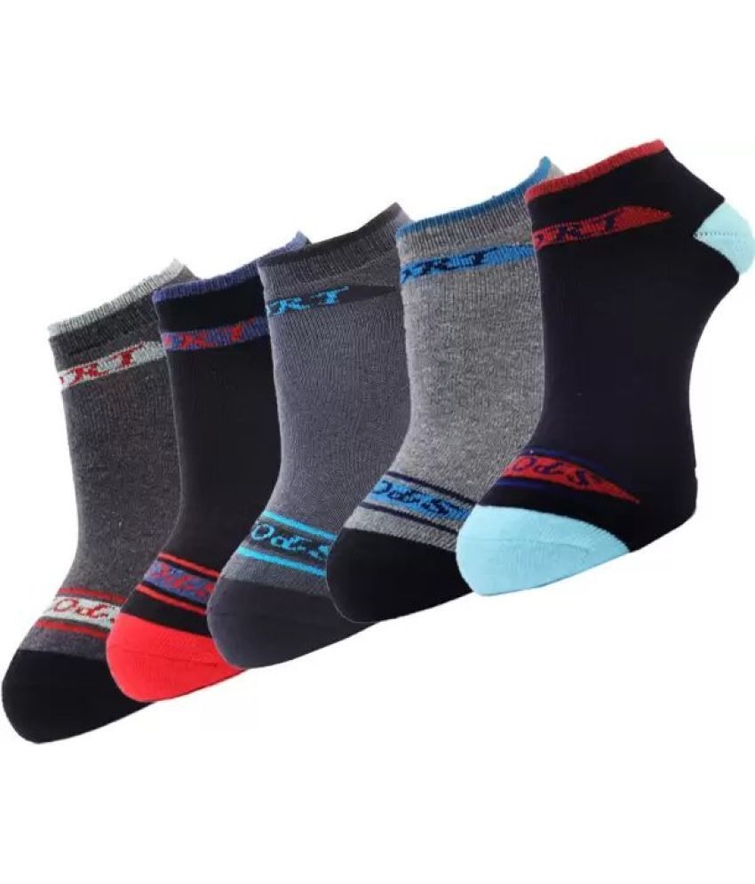     			Cavenders Pack of 5 Men's Cotton Blend Ankle Length Socks ( Multicolor 3 )