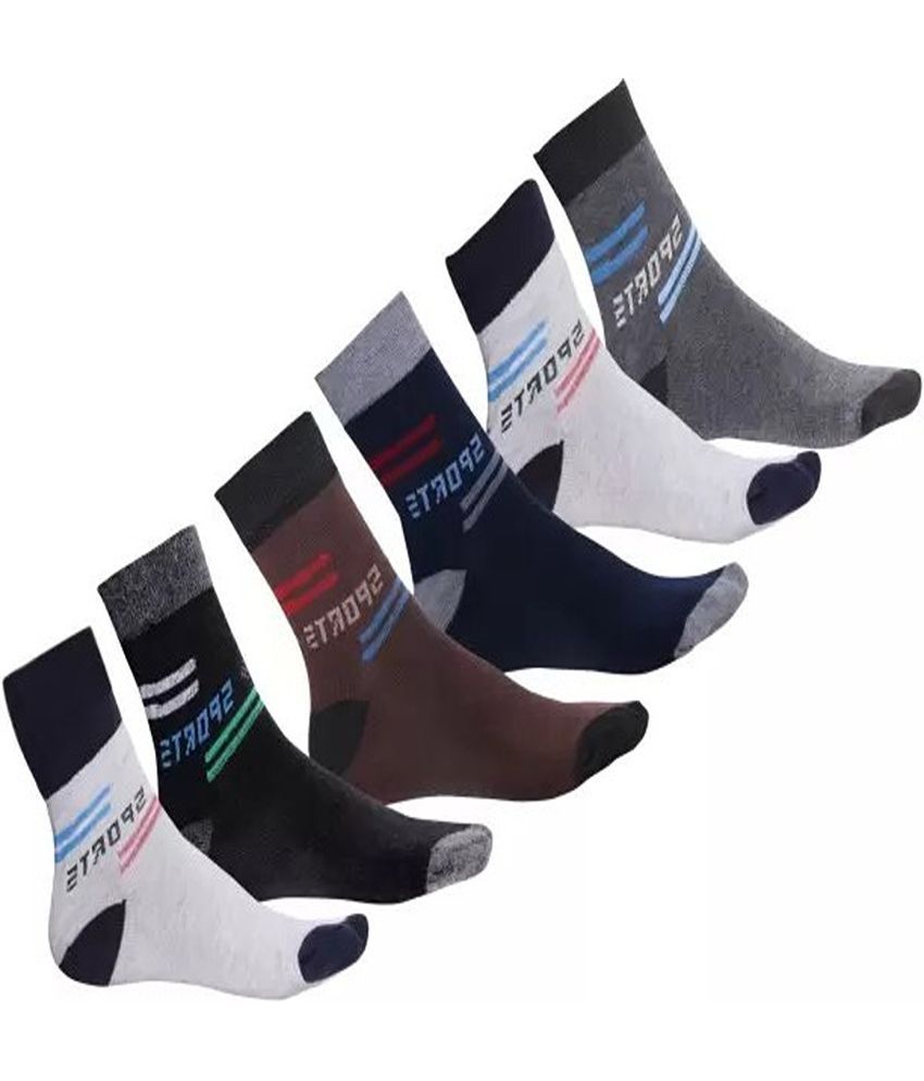     			Cavenders Pack of 5 Men's Cotton Blend Ankle Length Socks ( Multicolor 3 )