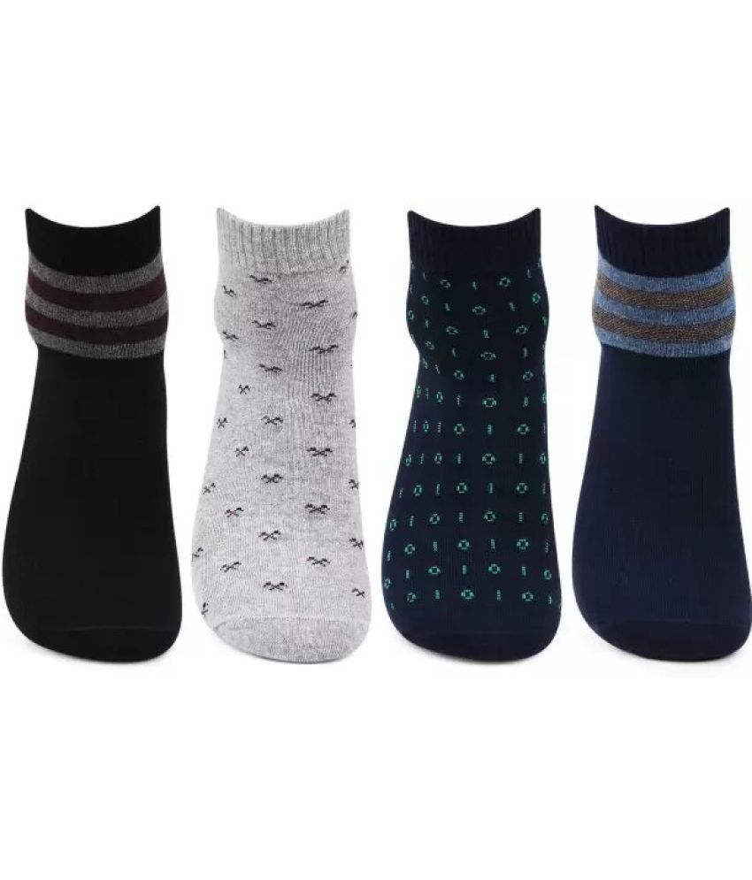     			Cavenders Pack of 5 Men's Cotton Blend Ankle Length Socks ( Multicolor 3 )