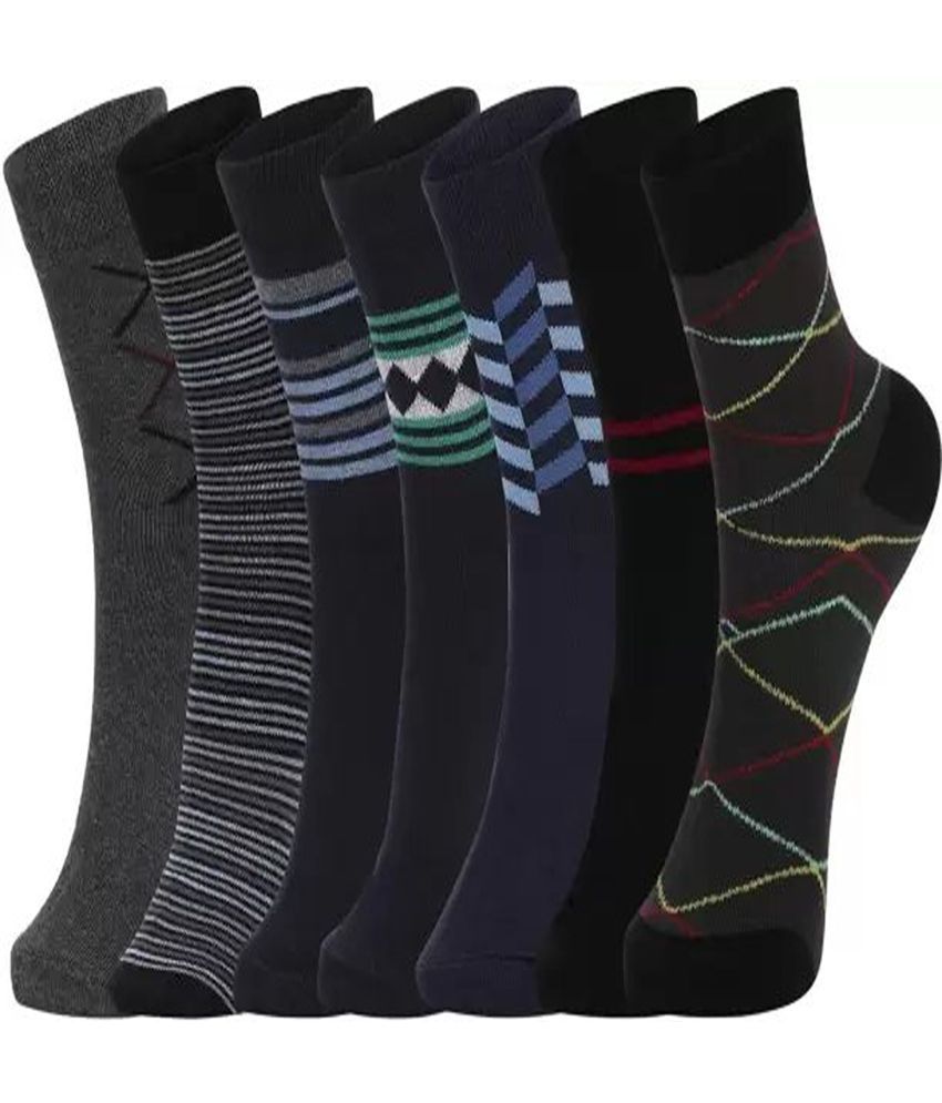     			Cavenders Pack of 5 Men's Cotton Blend Ankle Length Socks ( Multicolor 3 )