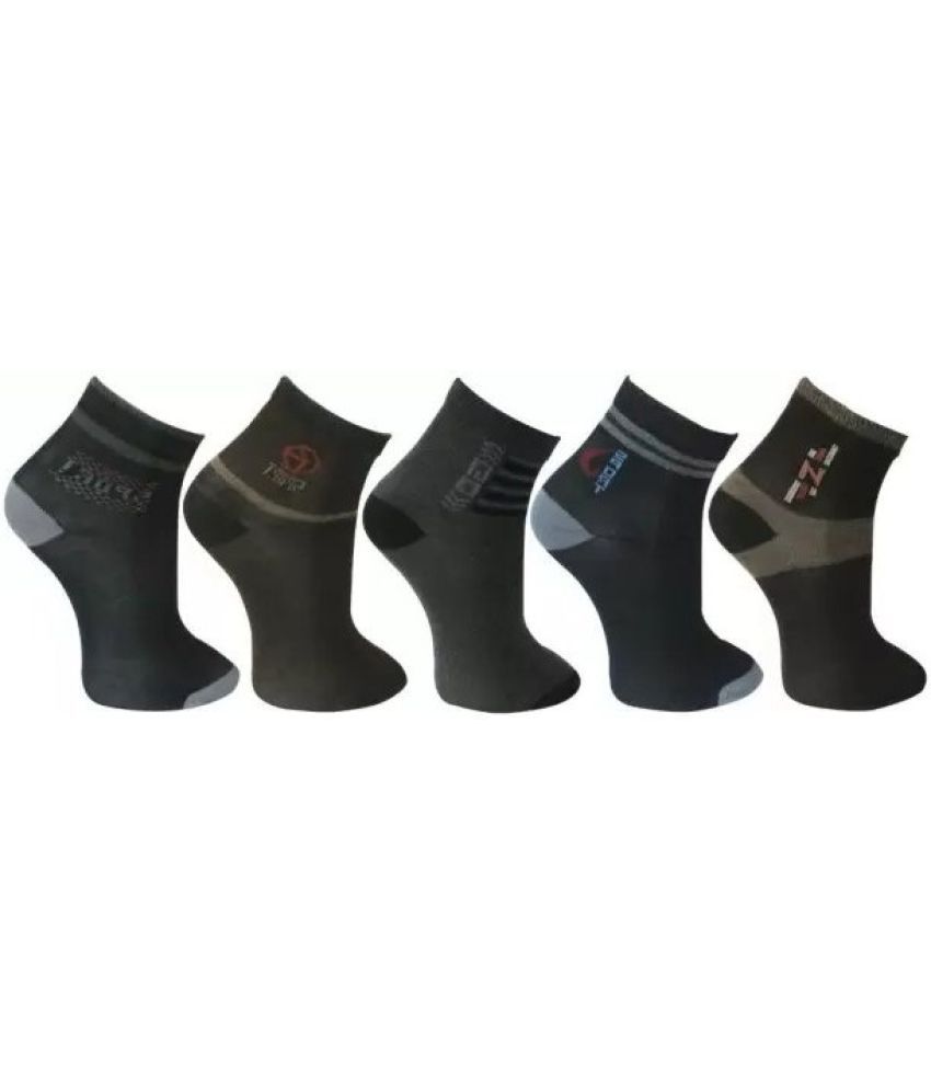     			Cavenders Pack of 5 Men's Cotton Blend Ankle Length Socks ( Multicolor )