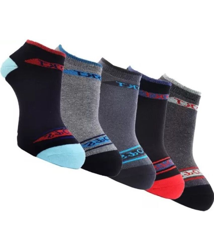     			Cavenders Pack of 5 Men's Cotton Blend Ankle Length Socks ( Multicolor 2 )