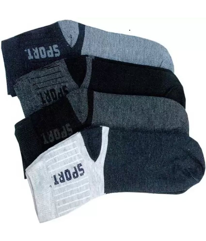     			Cavenders Pack of 5 Men's Cotton Blend Ankle Length Socks ( Multicolor 4 )