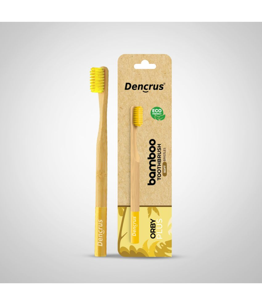     			Dencrus ORBY PLUS Bamboo Toothbrush|Natural Toothbrush