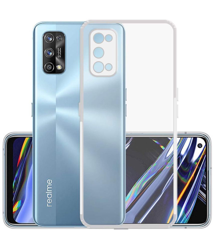     			Megha Star*** Plain Cases Compatible For Silicon REALME 7 PRO ( )