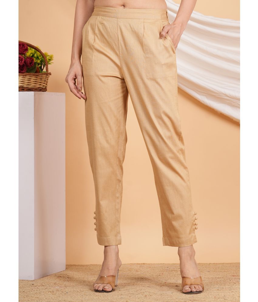     			Yash Gallery Pack of 1 Lycra Regular Women's Casual Pants ( Beige )