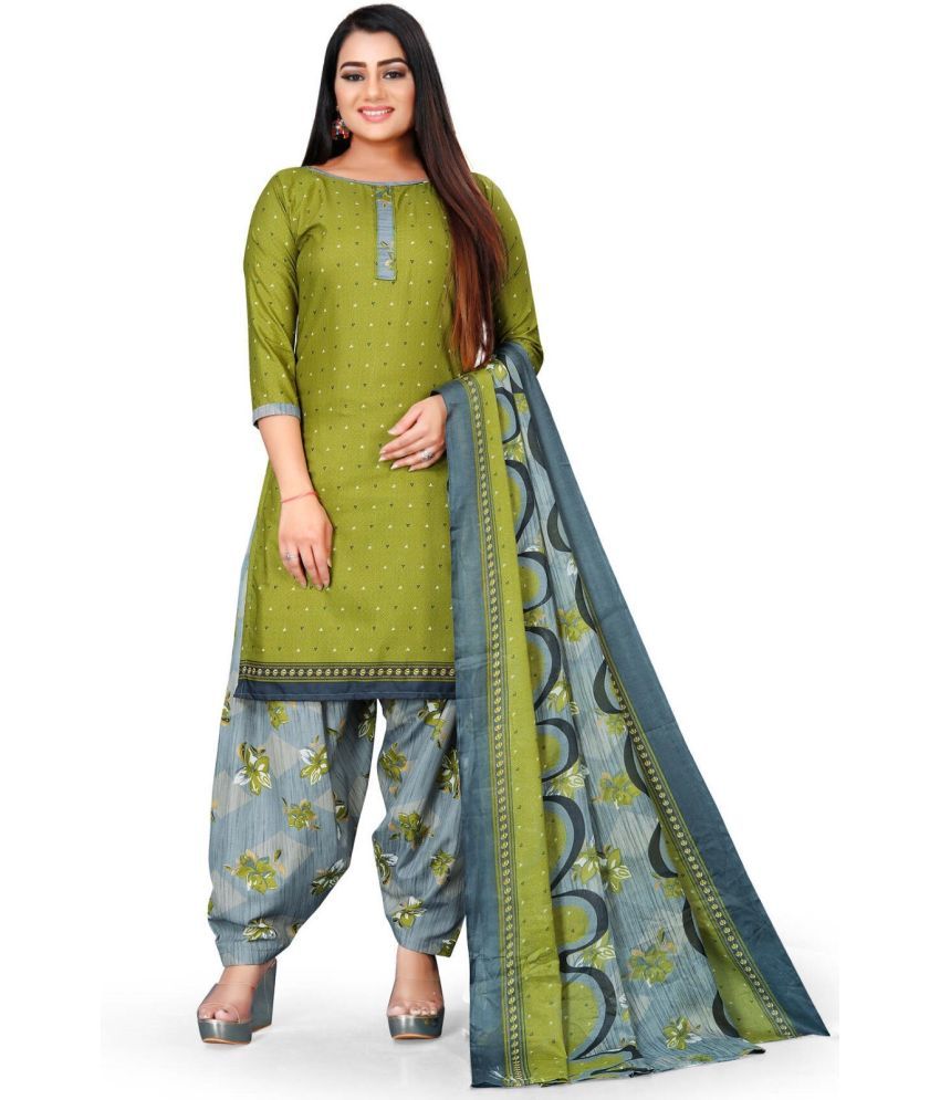     			Rajnandini Unstitched Cotton Blend Printed Dress Material - Multicolor ( Pack of 1 )