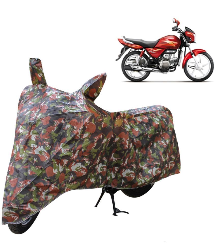     			AutoRetail Bike Body Cover for Hero Splendor Pro ( Pack of 1 ) , Jungle