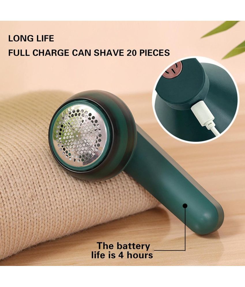     			BAWALY Clothes Lint Roller Silver Cordless Multigrooming Kit With 120 minutes Runtime