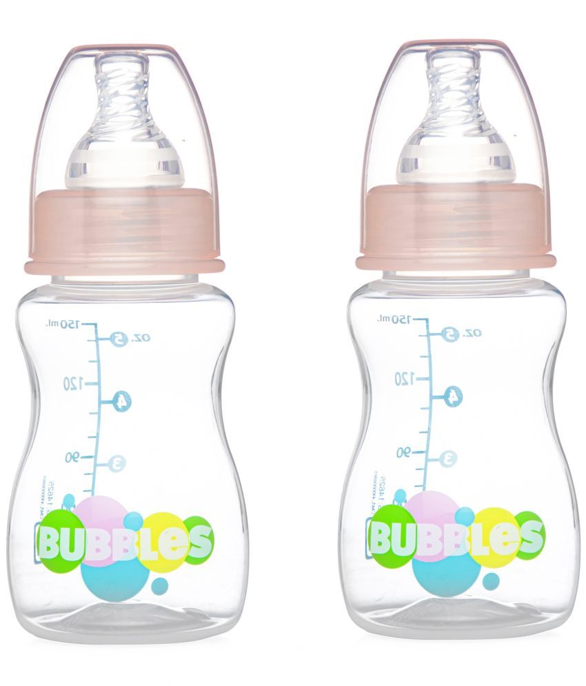     			Bubbles 125 Pink Feeding Bottle ( Pack of 2 )