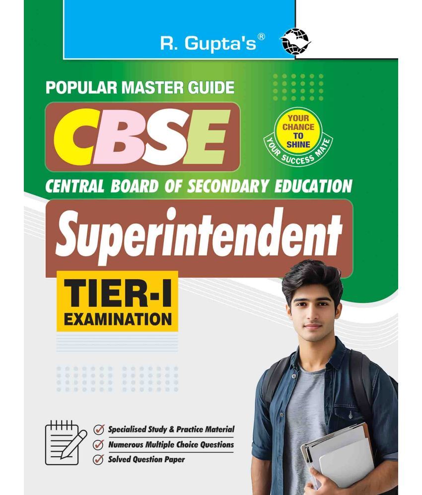     			CBSE – Superintendent (Tier-I) Exam Guide