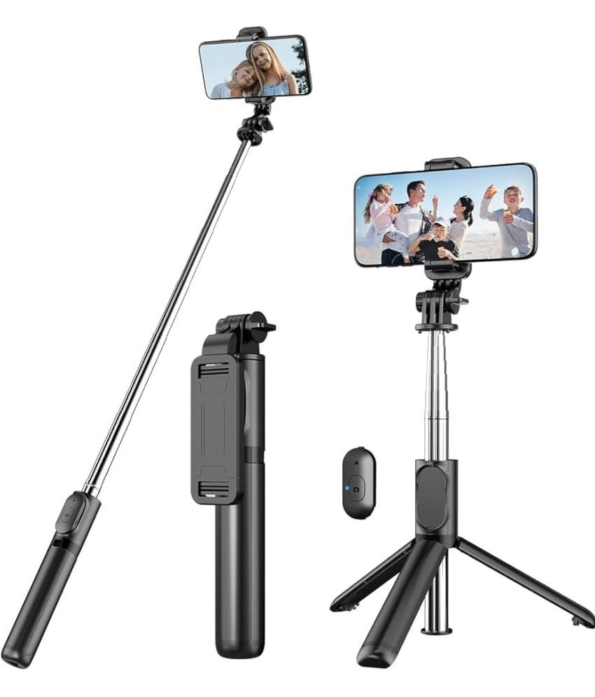     			LACT ENTERPRISE Bluetooth Selfie Stick ( Black )