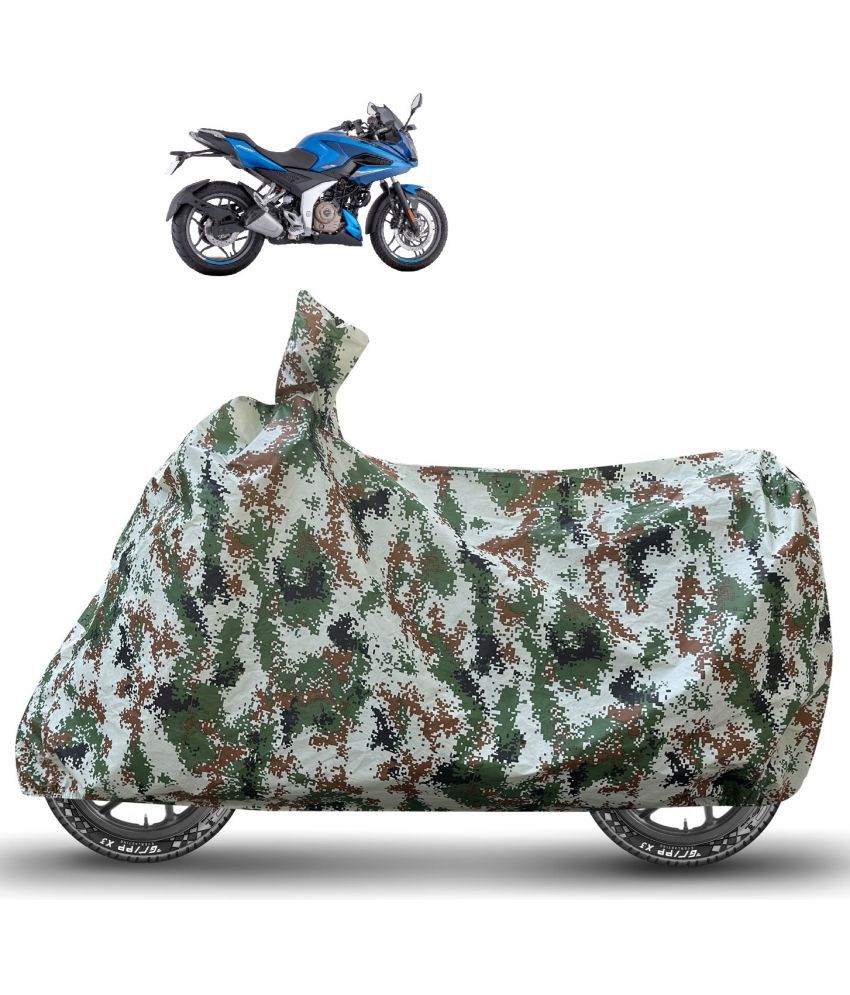     			Caronix Bike Body Cover for Bajaj Pulsar 220F ( Pack of 1 ) , Green