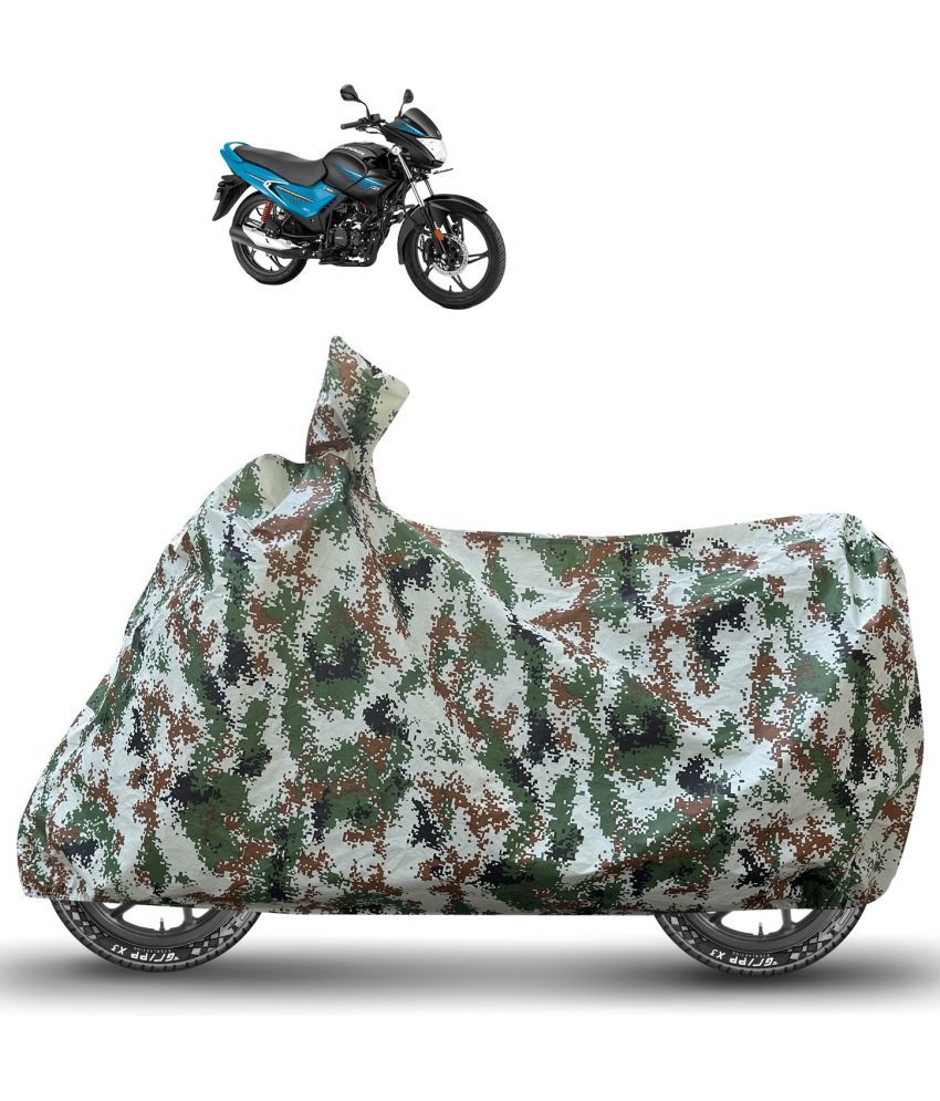     			Caronix Bike Body Cover for Hero Glamour ( Pack of 1 ) , Green