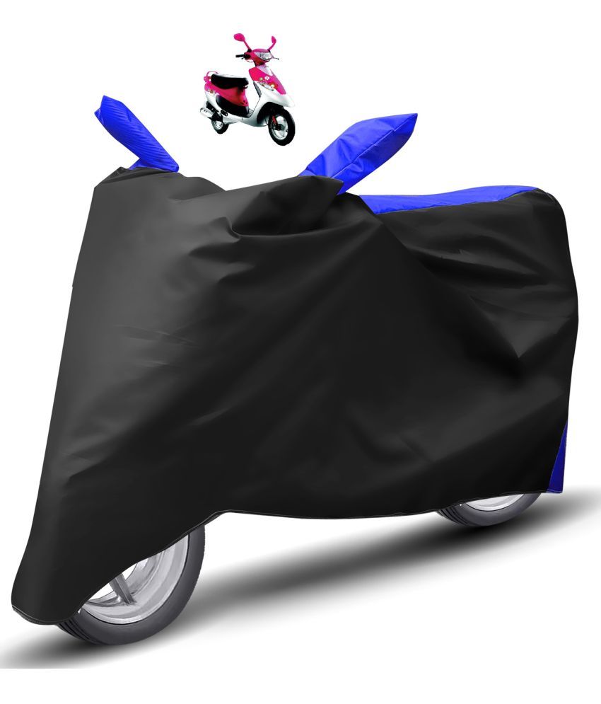     			Caronix Bike Body Cover for TVS Scooty Pep Plus ( Pack of 1 ) , Blue