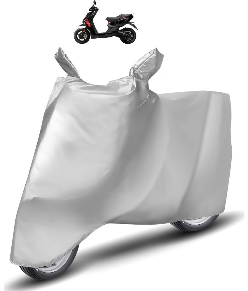     			Caronix Bike Body Cover for Ather 450 X ( Pack of 1 ) , Silver