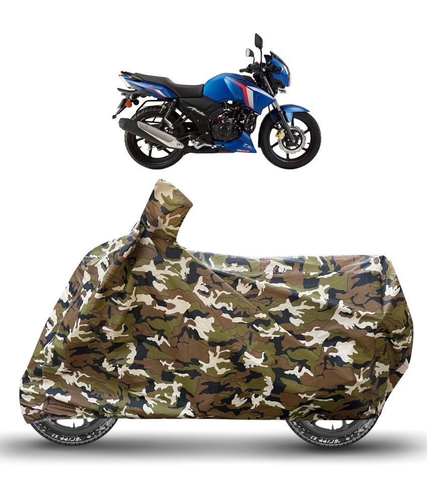     			Caronix Bike Body Cover for TVS Apache RTR 160 ( Pack of 1 ) , Brown