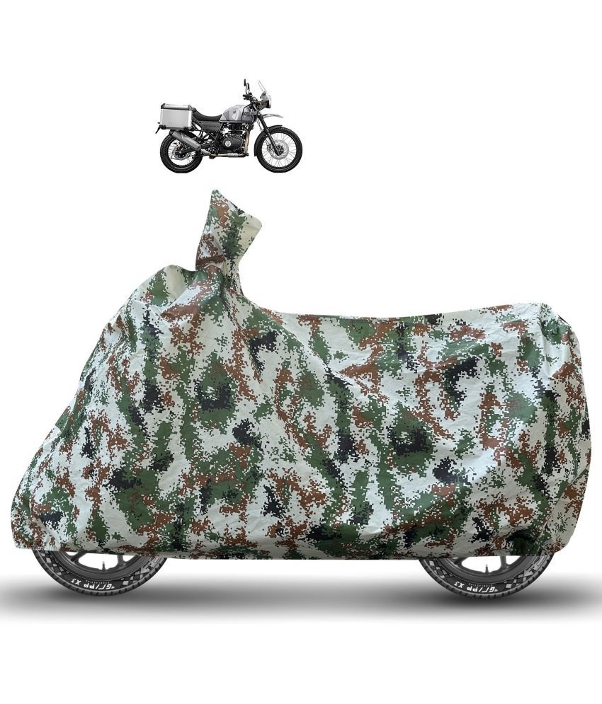     			Caronix Bike Body Cover for Royal Enfield Himalayan ( Pack of 1 ) , Green