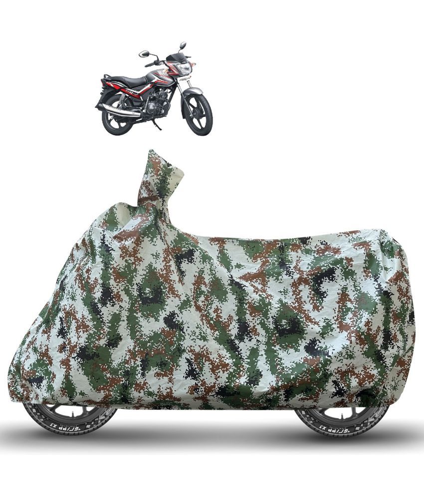     			Caronix Bike Body Cover for TVS Star City ( Pack of 1 ) , Green