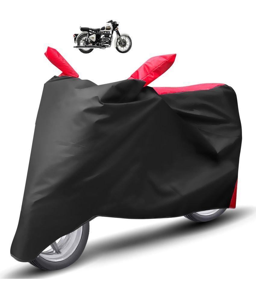     			Caronix Bike Body Cover for Royal Enfield Classic 350 ( Pack of 1 ) , Red