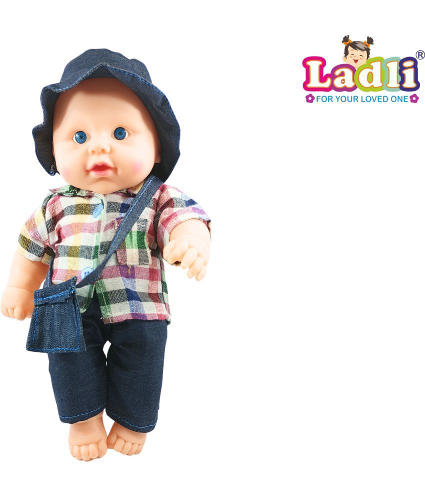     			Cute Little Soft Feel Smiling baby Real PVC Doll Doll for Kids Movable Arms