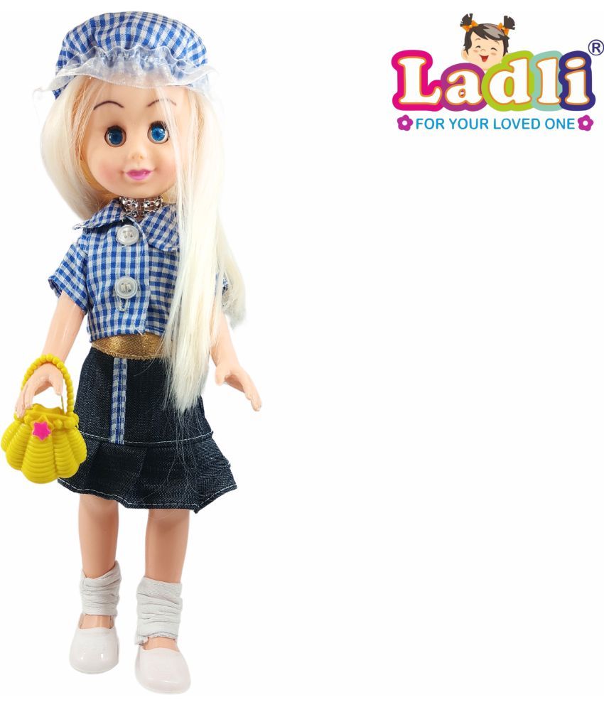     			I love you Girl Doll in Western Blue skult Dress with Accessories