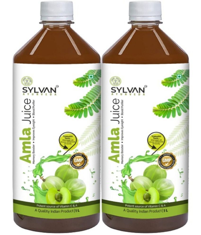     			SYLVAN AYURVEDA AMLA JUICE PACK OF 2 - EFFECTIVE IN IMMUNITY BOOSTER (2 x 1000 ml)