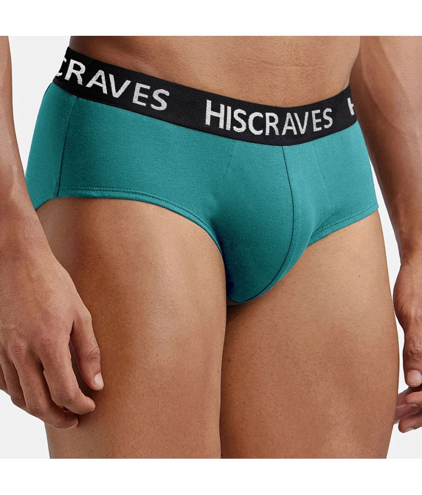     			Eyebogler Pack of 1 Viscose Briefs For Men's ( Teal )