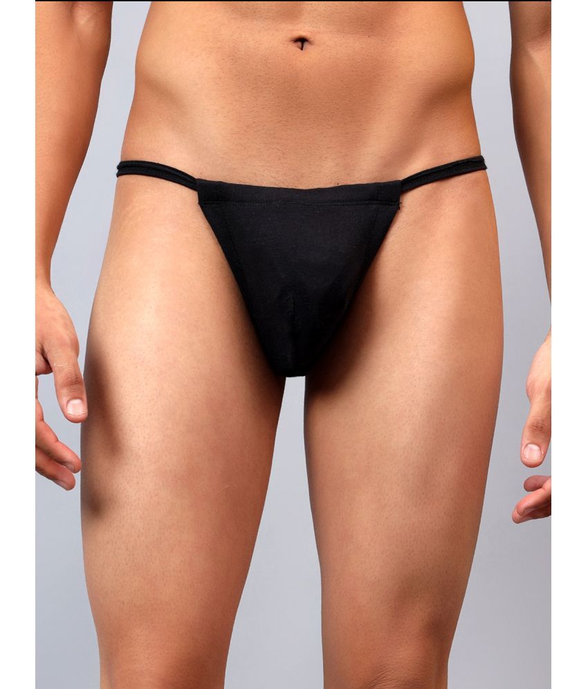     			La Intimo Pack of 1 Modal G-String For Men's ( Black )