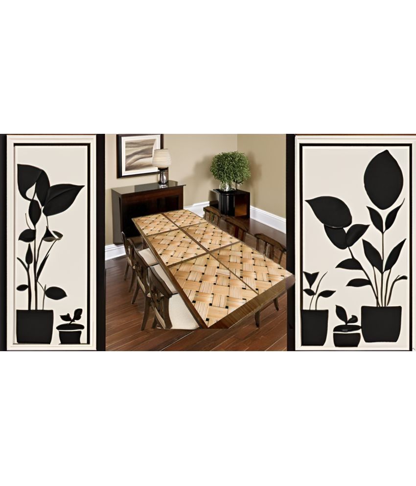     			Revexo PVC Floral Rectangle Table Mats ( 40 cm x 32 cm ) Pack of 1 - Multi