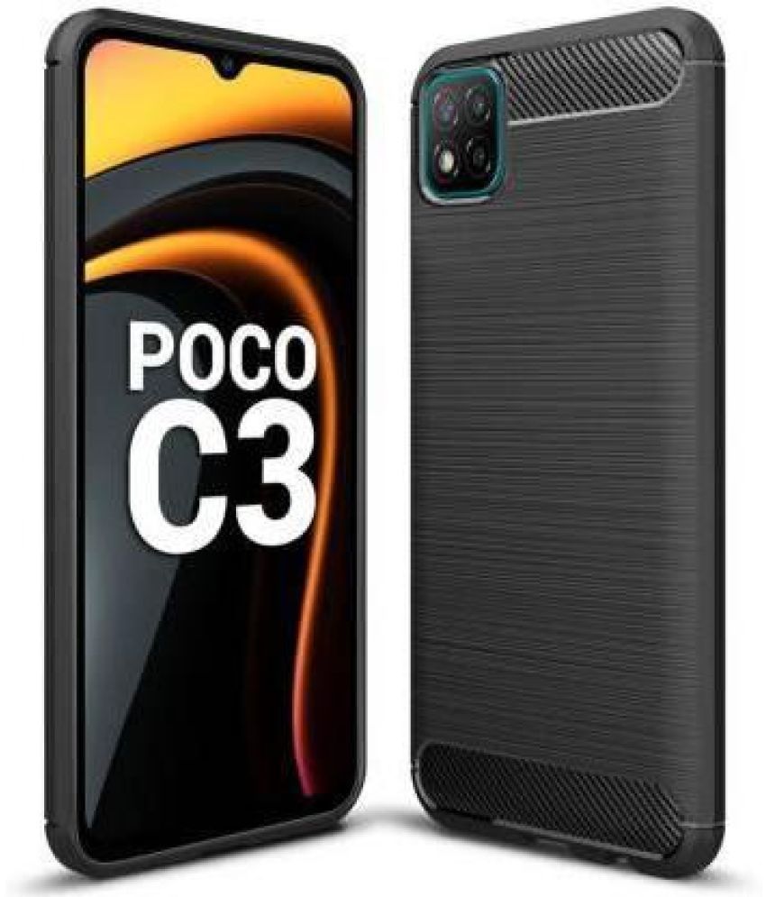     			VAKIBO Plain Cases Compatible For Silicon MI Poco C3 ( Pack of 1 )