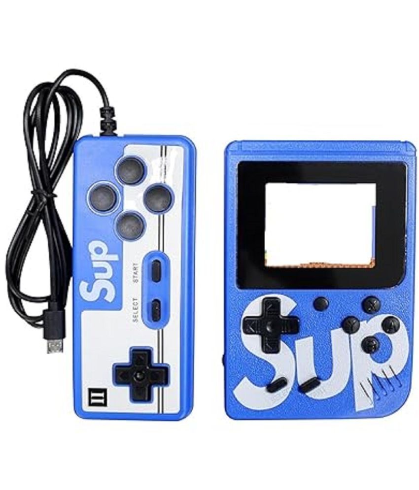     			925Y-YESKART TOYS BLUE SUP 400 in 1 Handheld Mini Retro Game With Remote Box Also Connect with TV Option for Kids with Games Like Super Mario Bros Contra Islander Bomber Man etc.