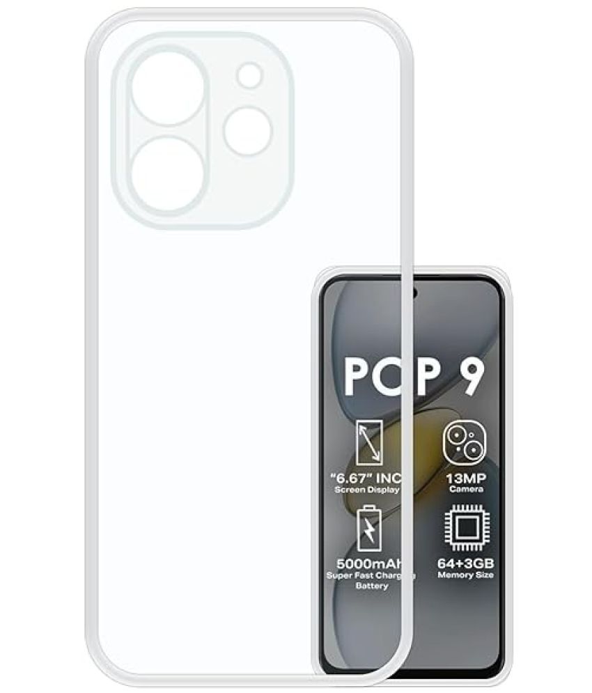     			Doyen Creations Plain Cases Compatible For Silicon TECNO POP 8 ( )