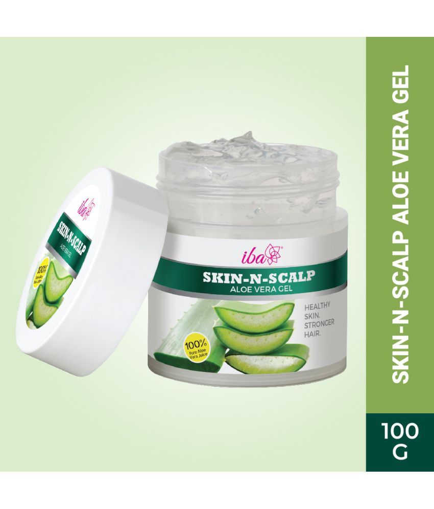     			Iba Skin-N-Scalp Aloe Vera Gel Hydrates, Nourish Skin, Healthy Scalp & Stronger Hair, 100g, (Pack of 1)