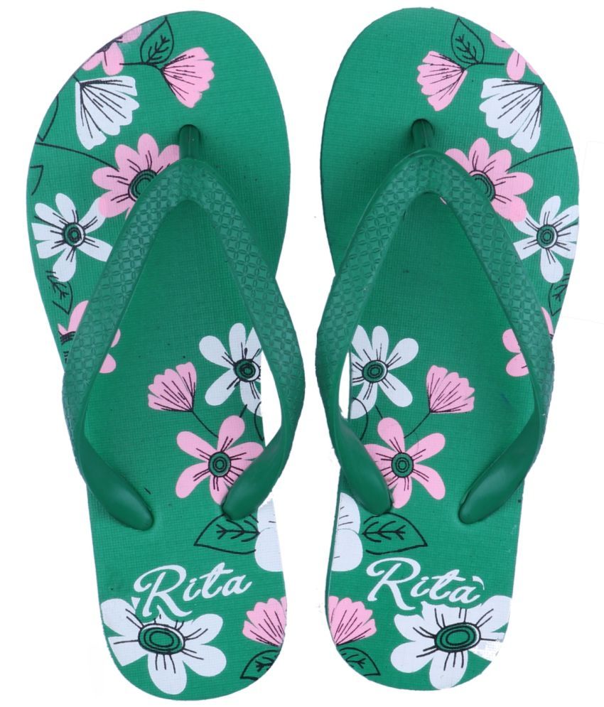     			METAMORPH X RITA Green Women's Daily Slipper