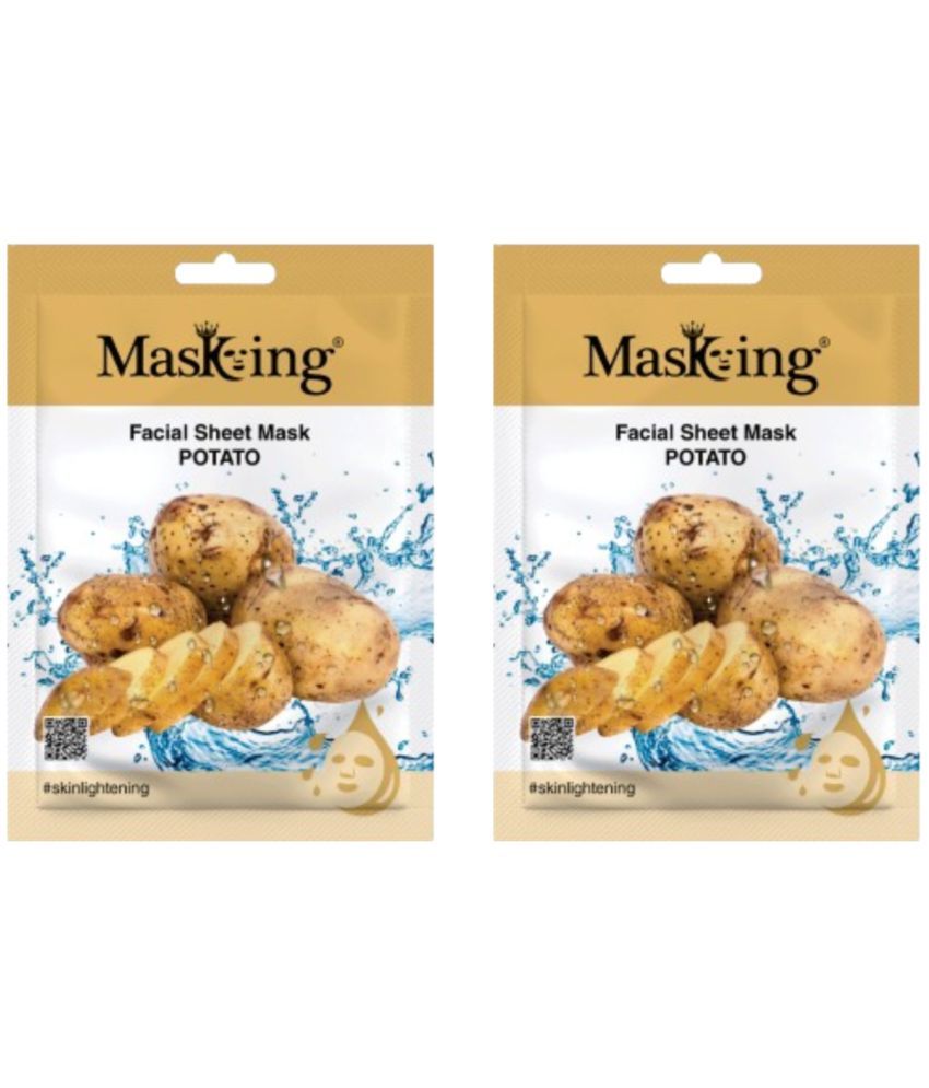     			Masking - Fairness Sheet Mask for All Skin Type ( Pack of 2 )