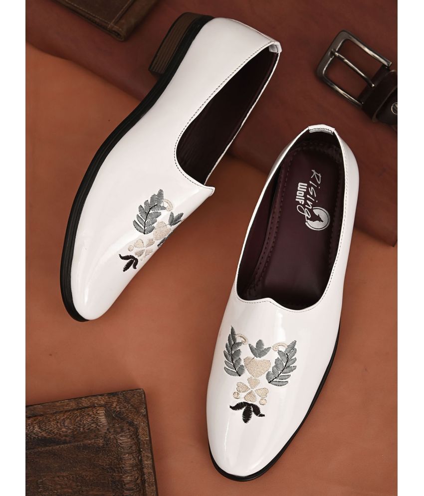     			Rising Wolf White Men's Slip on