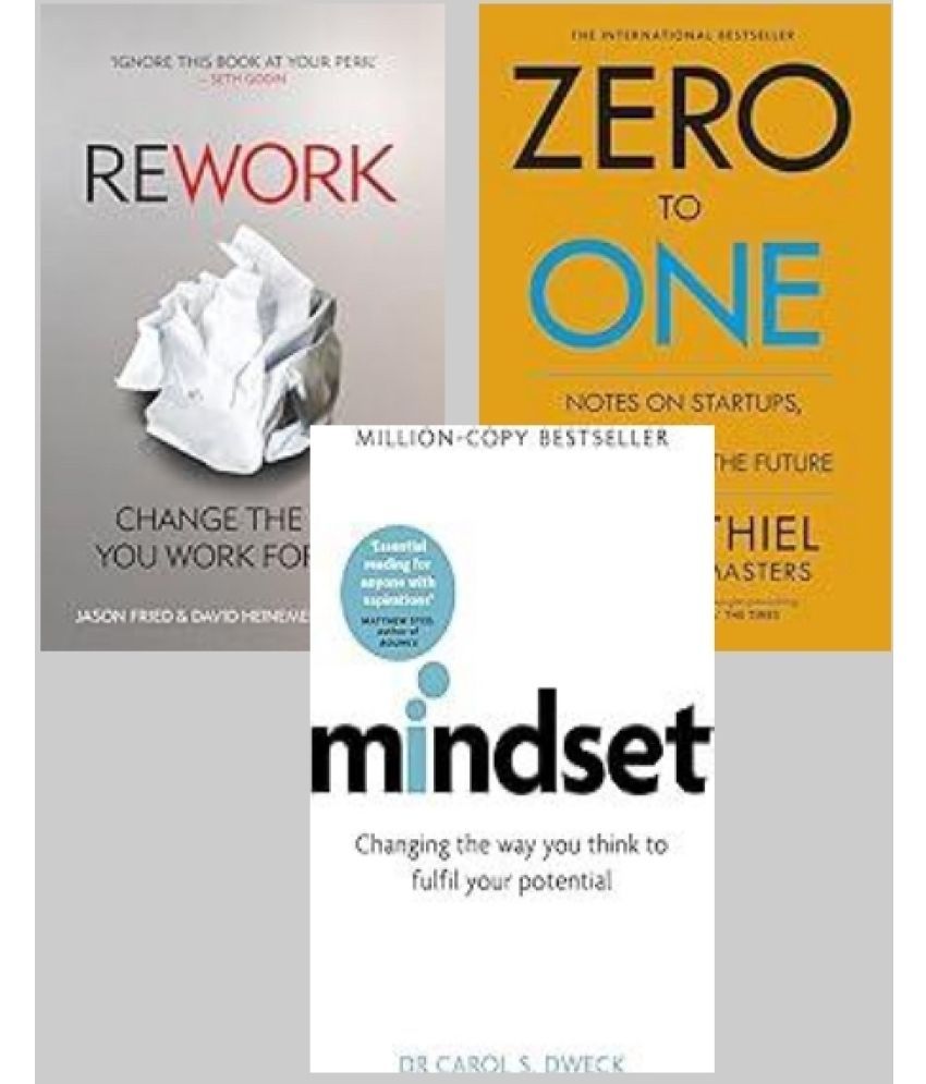     			Zero To One + Rework + Mindset