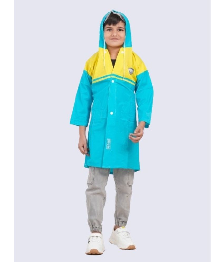     			powermerc Girls Raincoat ( Pack of 1 , Sky Blue )