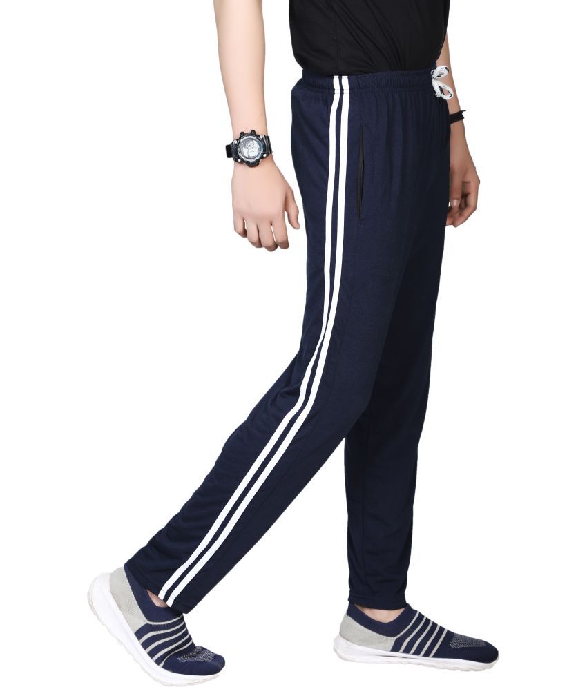     			Alexender Blue Cotton Men's Trackpants ( Pack of 1 )