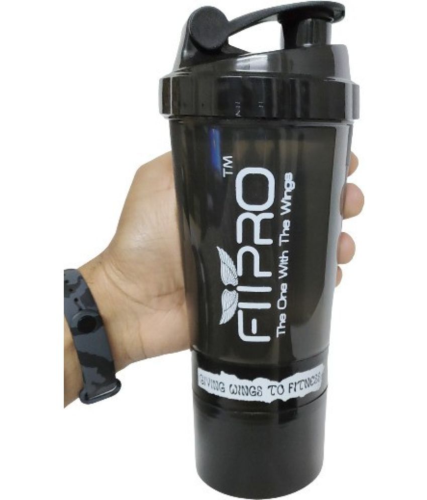     			FitPro Plastic Black 500 mL Shaker ( Pack of 1 )