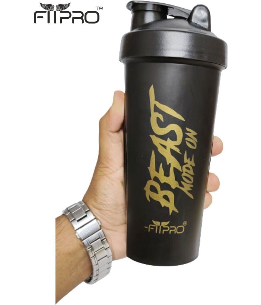     			FitPro Plastic Black 700 mL Shaker ( Pack of 1 )