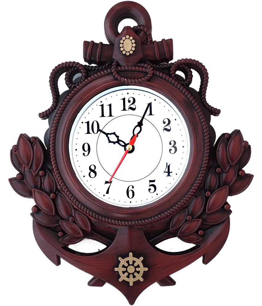     			GrabBasket Assymetric Analog Wall Clock