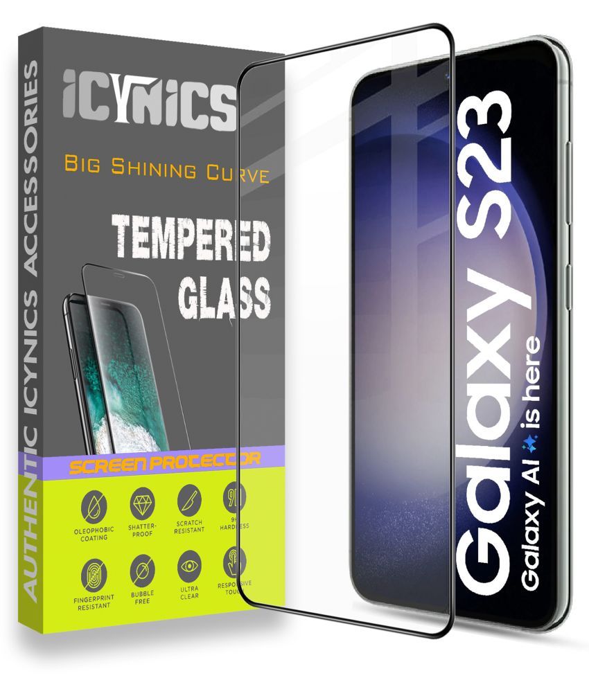     			Icynics Tempered Glass Compatible For Samsung Galaxy S23 ( Pack of 1 )