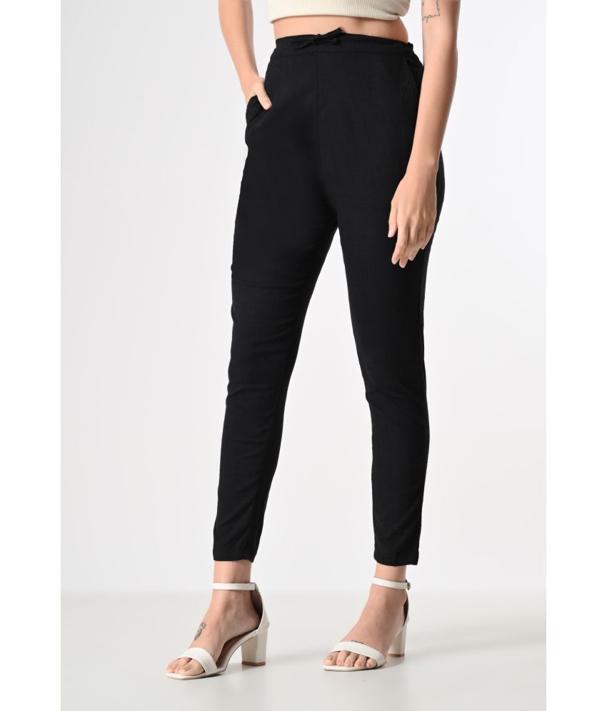     			MAURYA Pack of 1 Lycra Slim Women's Casual Pants ( Black )