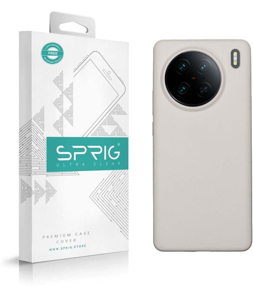     			Sprig Plain Cases Compatible For Silicon Vivo X90 Pro ( Pack of 1 )