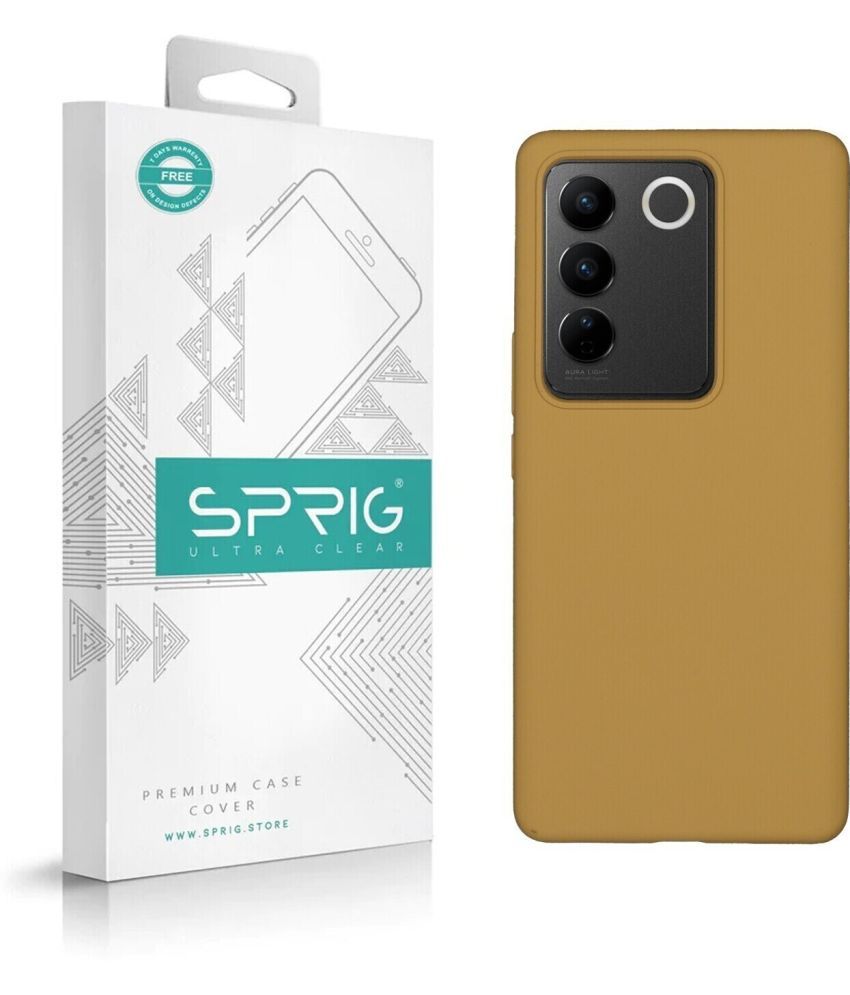     			Sprig Plain Cases Compatible For Silicon Vivo V27 Pro 5G ( Pack of 1 )